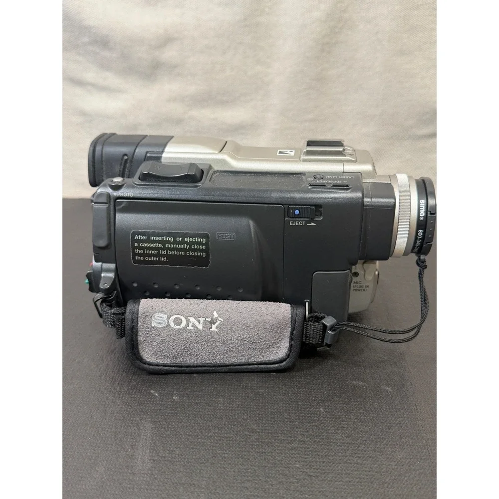 Sony Camcorder Silver Vintage DCR-TRV9 Handycam MiniDV Parts Repair